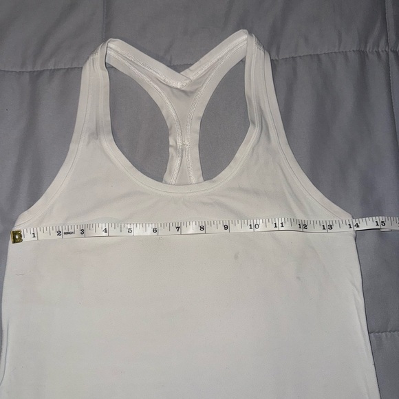 Lululemon Athletica White Tank Top Size 2 - Picture 3 of 5